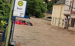 Das Hochwasser hat den Ort im Volmetal voll erwischt. - privat/Deziabel