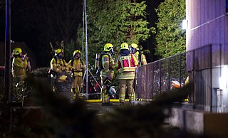 Der Brand im Mehrfamilienhaus löste einen Großeinsatz aus. - Noah Wedel