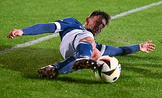 Marius Wörl gab gegen Dortmund II keinen Ball verloren. - Teresa Kroeger
