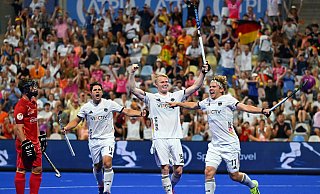 Begeisterung im Hockey-Park nach dem Finaleinzug. - Federico Gambarini/dpa