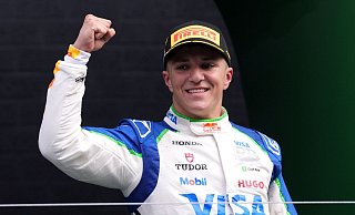 Isack Hadjar werden die größten Chancen eingeräumt, bald neben Max Verstappen für Red Bull zu fahren. (Archivfoto) - Bradley Collyer/PA Wire/dpa