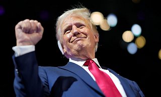 Trump ist der unangefochtene Star auf dem Parteitag. - Julia Nikhinson/AP/dpa