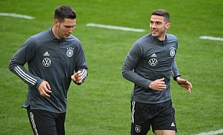 Steht in der Startelf des DFB-Teams beim Spiel gegen Nordmazedonien: Robin Gosens. - Foto: Federico Gambarini/dpa