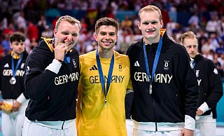 Die jungen DHB-Spieler wollen die nächste Medaille für Deutschland holen. - Tom Weller/dpa