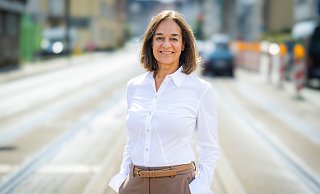 Jasmin Wahl-Schwentker ist die Oberbürgermeister-Kandidatin der Bielefelder FDP. - Sarah Jonek Jasmin Wahl-Schwentker ist die Oberbürgermeister-Kandidatin der Bielefelder FDP. - Sarah Jonek