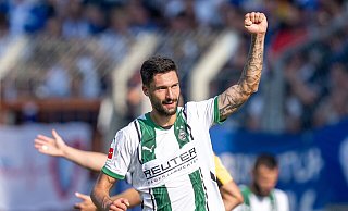 Erstmals für die deutsche A-Nationalelf nominiert: Gladbachs Tim Kleindienst. - David Inderlied/dpa