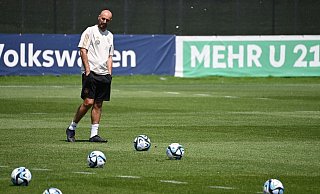 Muss seinen finalen EM-Kader benennen: Antonio Di Salvo. - Angelika Warmuth/dpa