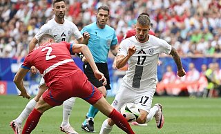 Slowenien und Serbien lieferten sich ein enges Duell. - Sven Hoppe/dpa