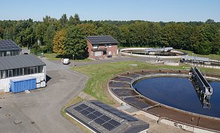 Die Kläranlage der Stadt Bad Lippspringe könnte bald modernisiert werden und auch für die Nachbargemeinde Schlangen das Abwasser reinigen. - Klaus Karenfeld