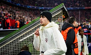 Die EM-Chancen von Bayern Münchens Aleksandar Pavlovic sind gestiegen. - Tom Weller/dpa