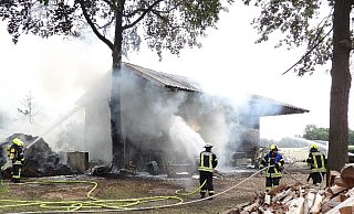 Abgebrannt: Die Remise fiel dem Feuer zum Opfer - Andreas Eickhoff