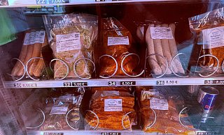 Eines der Ziele des Bielefelders war ein Automat für Wurst- und Fleischwaren in der Innenstadt. - Peter Unger