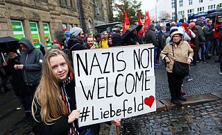 Sollte die Demo der Neonazis am 9. November stattfinden, ist wieder mit einem breiten bürgerlichen Protest in der Bielefelder Innenstadt zu rechnen. - Sarah Jonek