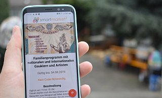 Push-Nachricht: Die Shopping-App informierte auch über das Libori-Kulturprogramm. - Svenja Ludwig