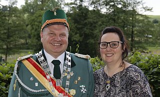 Stefan Goeken und seine Frau Yvonne freuen sich auf das Schützenfest in Schwaney. - Schützen