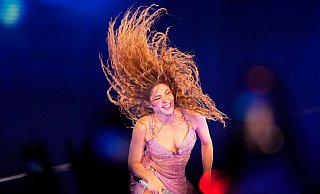 Shakira trat in der vergangenen Woche in ihrer Heimatstadt Barranquilla auf. (Archivbild) - Fernando Vergara/AP/dpa