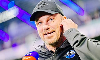 SCP-Trainer Lukas Kwasniok ist und bleibt in Sachen Sprüche ein zuverlässiger Lieferant. - Besim Mazhiqi