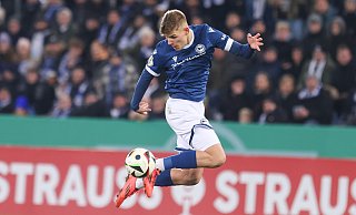 Julian Kania traf beim geheimen Testspiel von Arminia Bielefeld gegen den FC Gütersloh gleich zweimal. - Oliver Krato