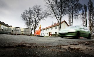 Hier waren zeitweise Flüchtlingsfamilien untergebracht. - gerald-dunkel.com
