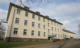 In der früheren Harewood-Kaserne sind Flüchtlinge untergebracht, vor allem aus Syrien. - Frank-Michael Kiel-Steinkamp