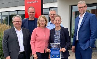 Stellten die Ergebnisse vor: Peter Becker (v.l.), Guido Möhlmann, Stella Ahlers, Jan Ottensmeyer, Alexandra Altmann und Götz Dörmann. - Jobst Lüdeking