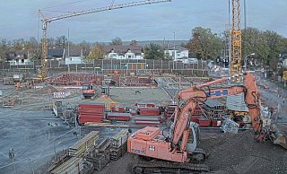 Es geht voran: Über eine Webcam lässt sich der Baufortschritt verfolgen. - Stadt Höxter