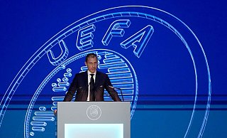 Laut UEFA-Präsident Aleksander Ceferin soll es bei der EM in Deutschland keine politischen Kontroversen geben. - Armando Franca/AP/dpa