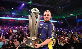 Kein Titel bei der Jugend-WM für den Profi-Weltmeister: Luke Littler. (Archivbild) - Kirsty Wigglesworth/AP/dpa