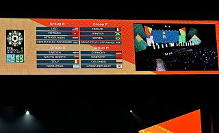 Die Auslosung für die WM 2023 fand im neuseeländischen Auckland statt. - Alan Lee/Photosport/AP/dpa