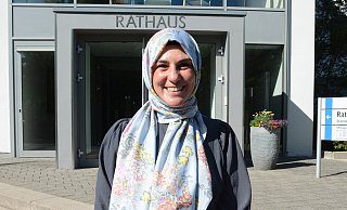Die Verwaltungsfachwirtin Özgül Özcan engagiert sich seit Januar 2025 bei der SPD in Kirchlengern. - Sven Hauhart