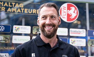 Trainer Mitch Kniat hat mit dem DSC Arminia das kleine Double gewonnen. - Teresa Kroeger/RHR-FOTO