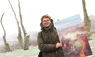 Niko Schröder stellt auf der Landesgartenschau in Höxter aus. - LGS Höxter
