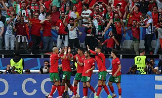 Zweites Spiel, zweiter Sieg: Portugal setzte sich deutlich gegen die Türkei durch. - Friso Gentsch/dpa