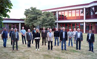 Die Kandidaten des CDU-Stadtverband zur Kommunalwahl. Außerdem: Frank Pape (Vorsitzender des CDU-Stadtverbands Preußisch Oldendorf), Dr. Oliver Vogt (Vorsitzender des CDU-Kreisverbands, Bürgermeister Marko Steiner und der scheidende CDU-Fraktionsvorsitzende, Herbert Weingärtner. - Michael Grundmeier
