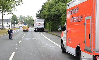 Der Fußgänger wurde bei dem Zusammenstoß schwer verletzt.  - Thorsten Heß