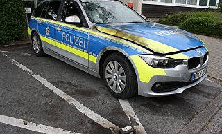 Das Feuer wurde durch die diensthabenden Polizisten schnell gelöscht, dennoch entstand ein Schaden von rund 3.300 Euro. - Rita Sprick