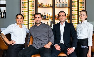 Rosa Haar, Bastian Brauner, Nicolai Brauner und Lea Ufer. - Dennis Angenendt