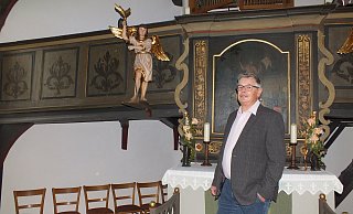 Eine Herzensangelegenheit war für Wilhelm Stockmann die Wiederherstellung der verschollenen Engel in der Klus. - Karl-Heinz Tiemeier