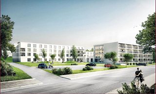 So wie auf diesem 3D-Bild könnte es einmal an der Brakeler Straße aussehen. - Medicare