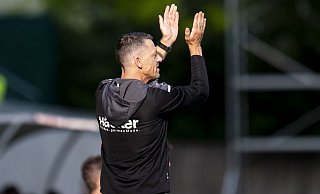 Zuversichtlich: Trainer Nils Drube vom SV Rödinghausen. - Noah Wedel