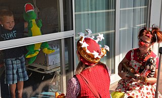 Clowns im Kinderkrankenhaus des Klinikum Herford. - Klinikum Herford