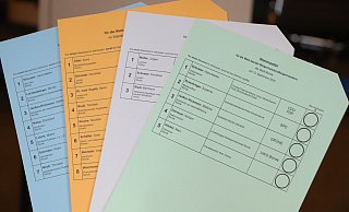 Wahlzettel Kommunalwahl Bünde - Aileen Stuckmann