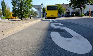 ZOB, Busbahnhof, Lübbecke - Heike von Schulz