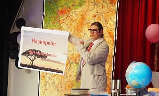 „Rettet den Mettigel,“ forderte Christiane Wiegers ihre Pflanzen fressenden Schwestern auf. - Josef Köhne