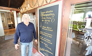 Friedrich Kirchner schließt sein Restaurant im Hotel Stickdorn - das Hotel wird aber als Hotel garni, also mit Frühstück, weitergeführt. - Nicole Sielermann
