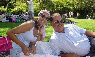 Jürgen Althans und Ehefrau Canan feiern in Südafrika.