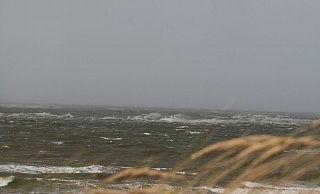 Der erste Herbststurm erreicht Norderney. - Kai Moorschlatt/dpa