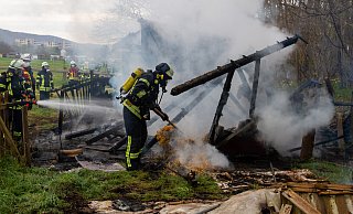 Die Feuerwehr war vor Ort - Feuerwehr Porta/Michael Horst