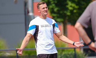 Arminias U21-Trainer Oliver Döking haderte mit der Leistung seiner Mannschaft gegen BSV Rehden. - Andreas Zobe