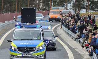 Eröffnung eines der Teilstücke der Autobahn A33 in Halle/Künsebeck Anfang des Jahres. - Christian Weische
